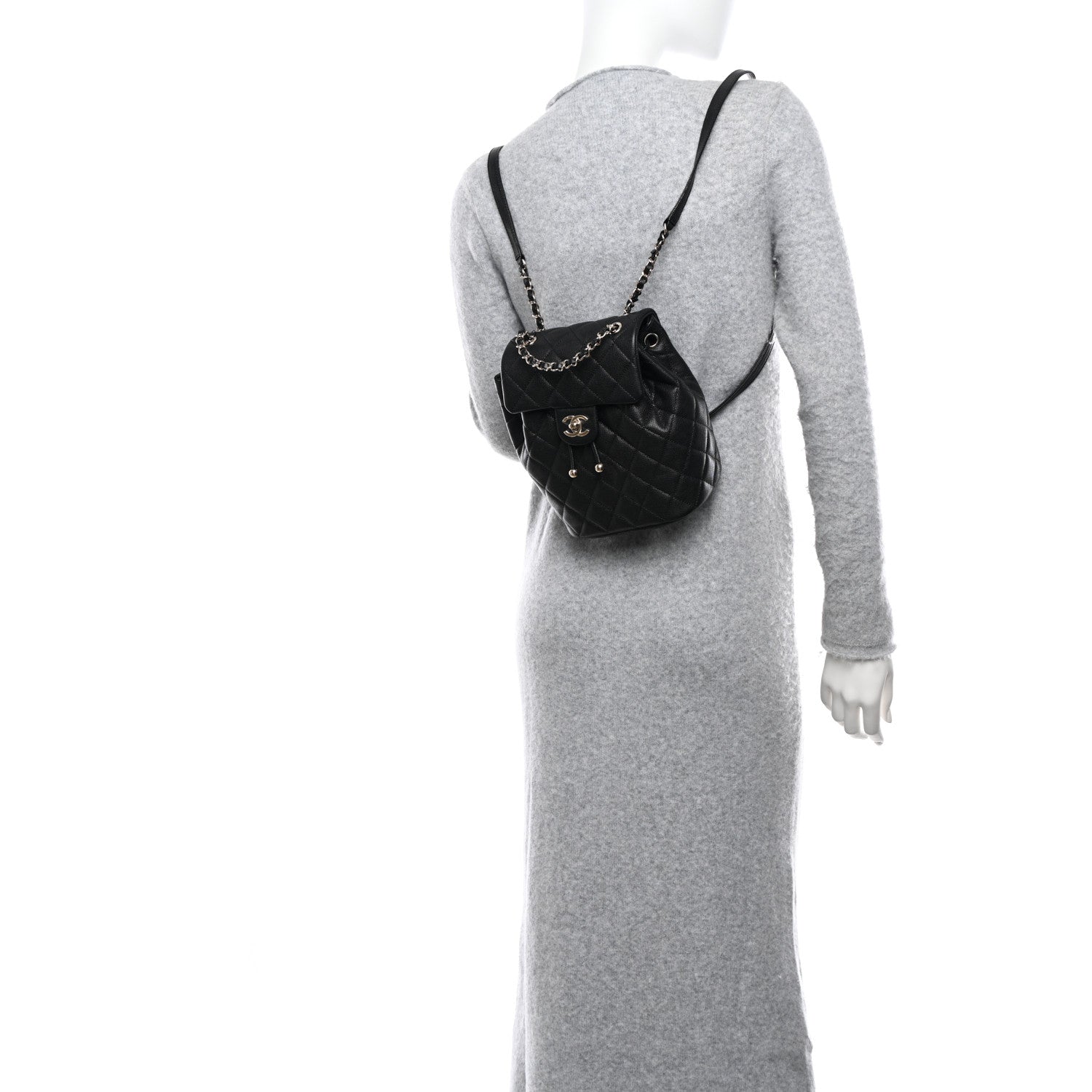 Chanel Caviar Quilted Mini Urban Spirit Backpack Black 2 of 11