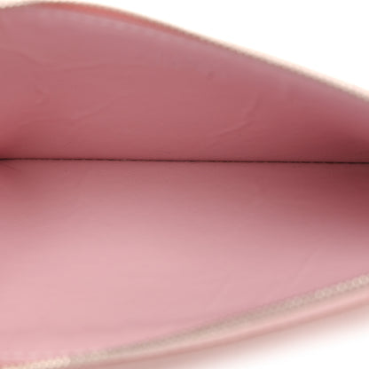 Louis Vuitton Epi Felicie Chain Wallet Zippered Insert Rose Ballerine 5 of 9