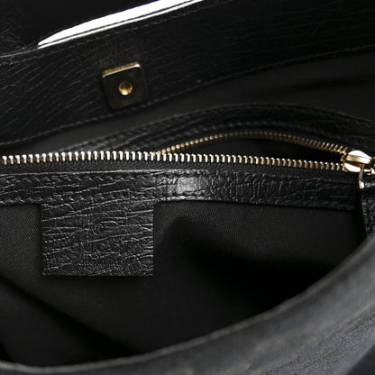 Gucci Monogram Web Hasler Hobo Black 6 of 11