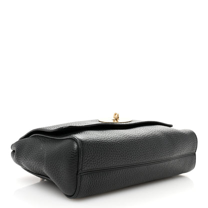 Mulberry Small Classic Grain Calfskin Medium Lily Black 4 of 9