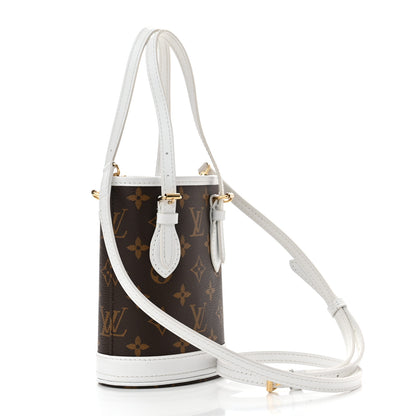 Louis Vuitton Monogram LV Match Nano Bucket Bag White 3 of 9