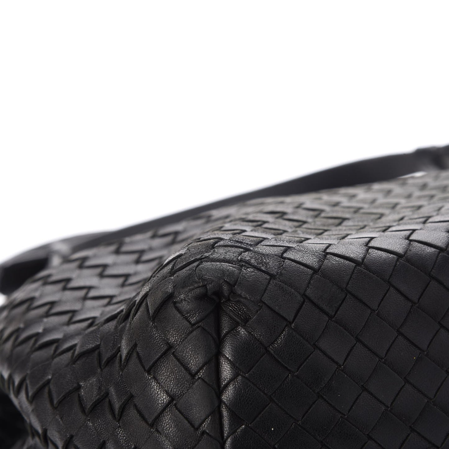 Nappa Intrecciato Medium Garda Bag Black