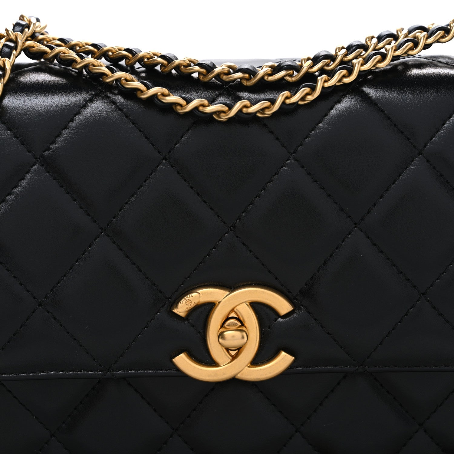 Chanel Calfskin Quilted Mini Perfect Fit Flap Black 8 of 10
