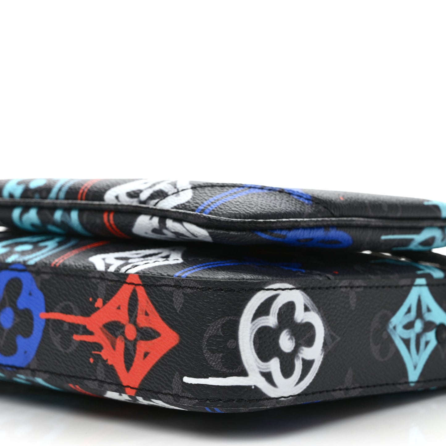 Monogram Eclipse LV Graffiti Trio Messenger Multicolor