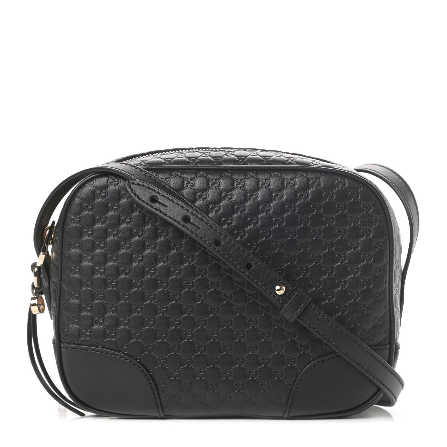Microguccissima Mini Bree Messenger Bag Black
