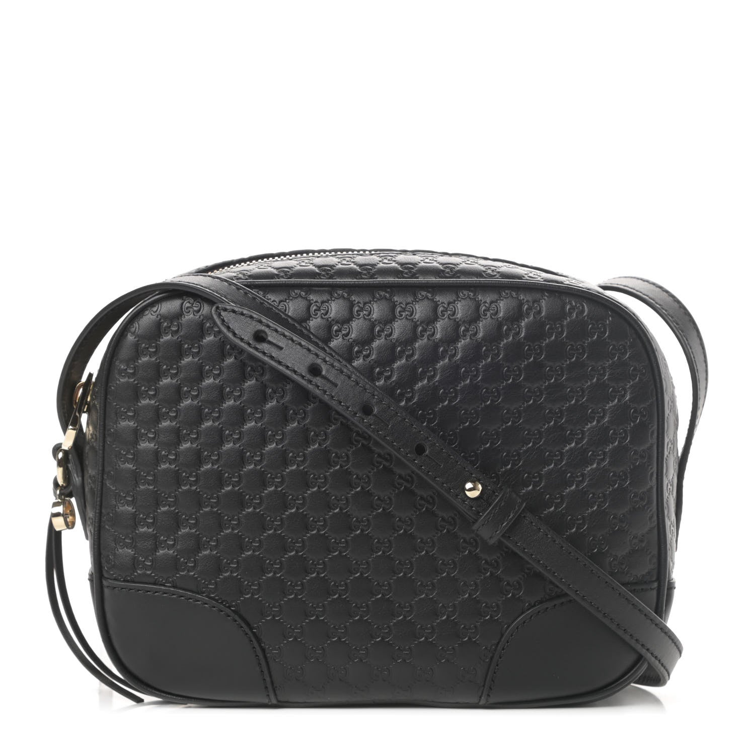 Gucci Microguccissima Mini Bree Messenger Bag Black 1 of 12