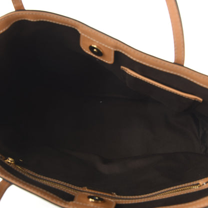 Dolce & Gabbana Coated Canvas Leopard Print Miss Escape Tote Light Beige 5 of 9