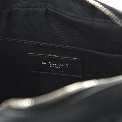 Saint Laurent Lambskin Monogram Small Lou Camera Bag Black 8 of 10