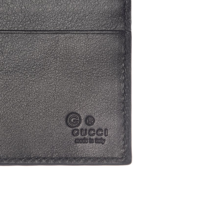 Gucci Microguccissima Bi-Fold Money Clip Wallet Black 6 of 9