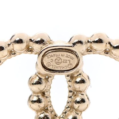 Chanel Metal Bead CC Earrings Gold 4 of 5