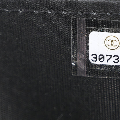 Chanel Calfskin Quilted Mini Maxi Pearls Wallet On Chain WOC Black 7 of 11