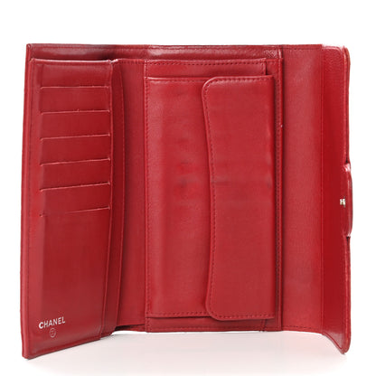 Chanel Caviar Quilted Medium Flap Wallet Red 5 of 19