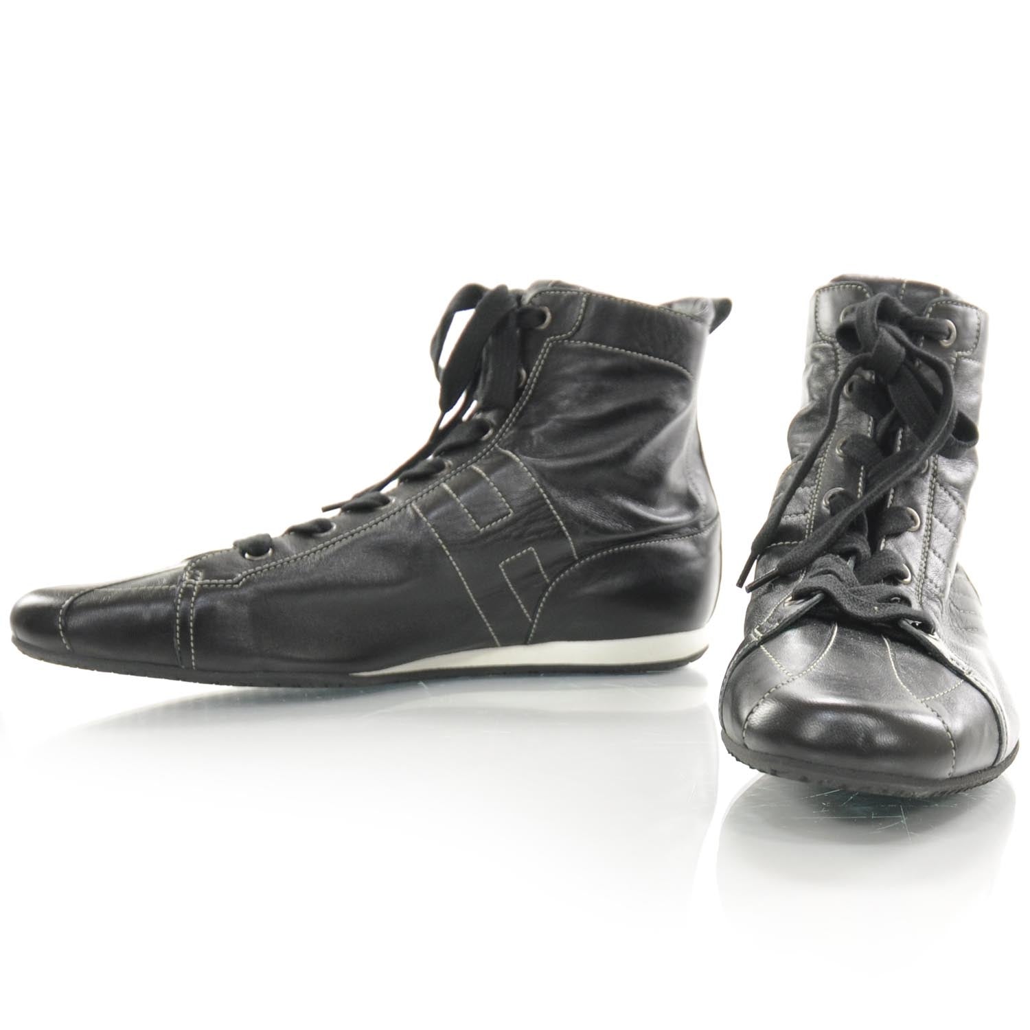 Hermes Mens Chevre Drive Sport Boots 40 1 of 6