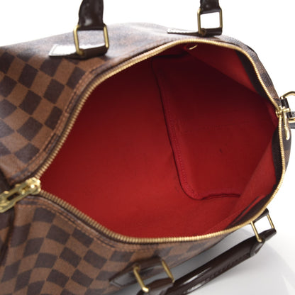Louis Vuitton Damier Ebene Speedy Bandouliere 35 6 of 8