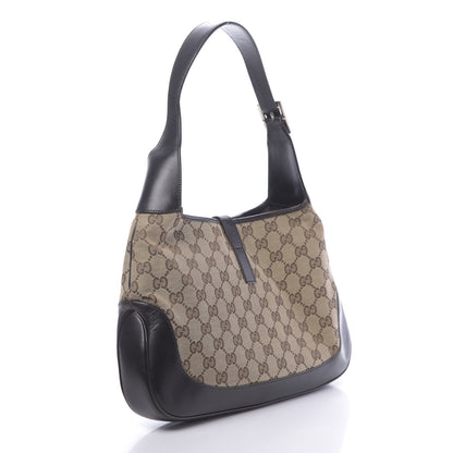 Gucci Monogram Web Jackie O Hobo Dark Brown 3 of 11