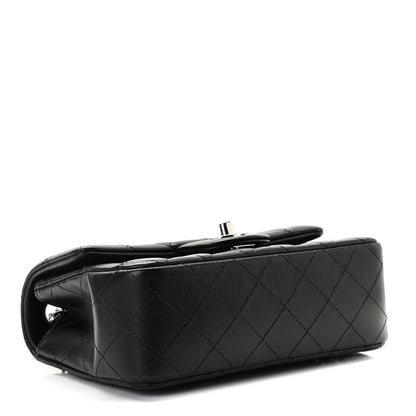 Chanel Lambskin Quilted Mini Rectangular Flap Black 3 of 7
