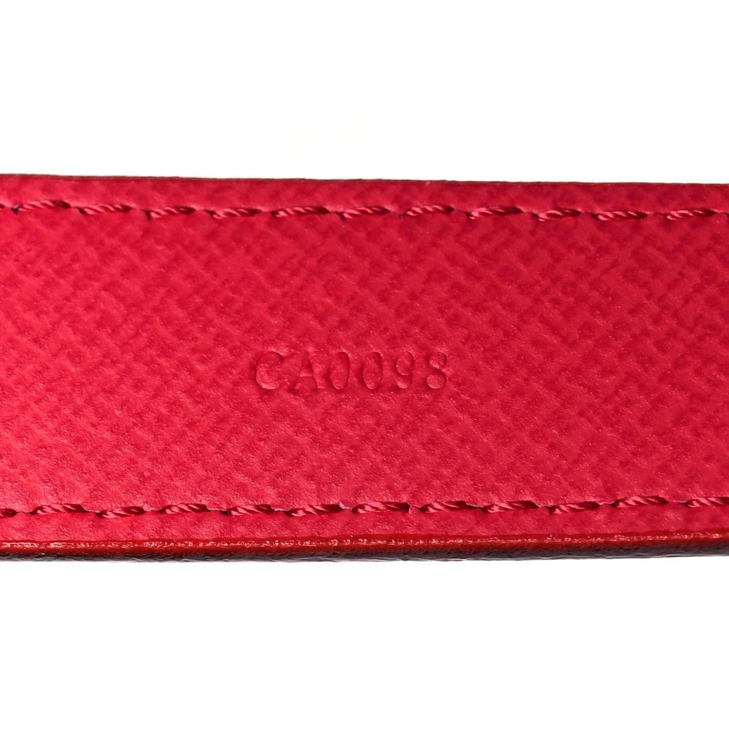 Monogram Multicolor LV Initiales Belt 80 32 White