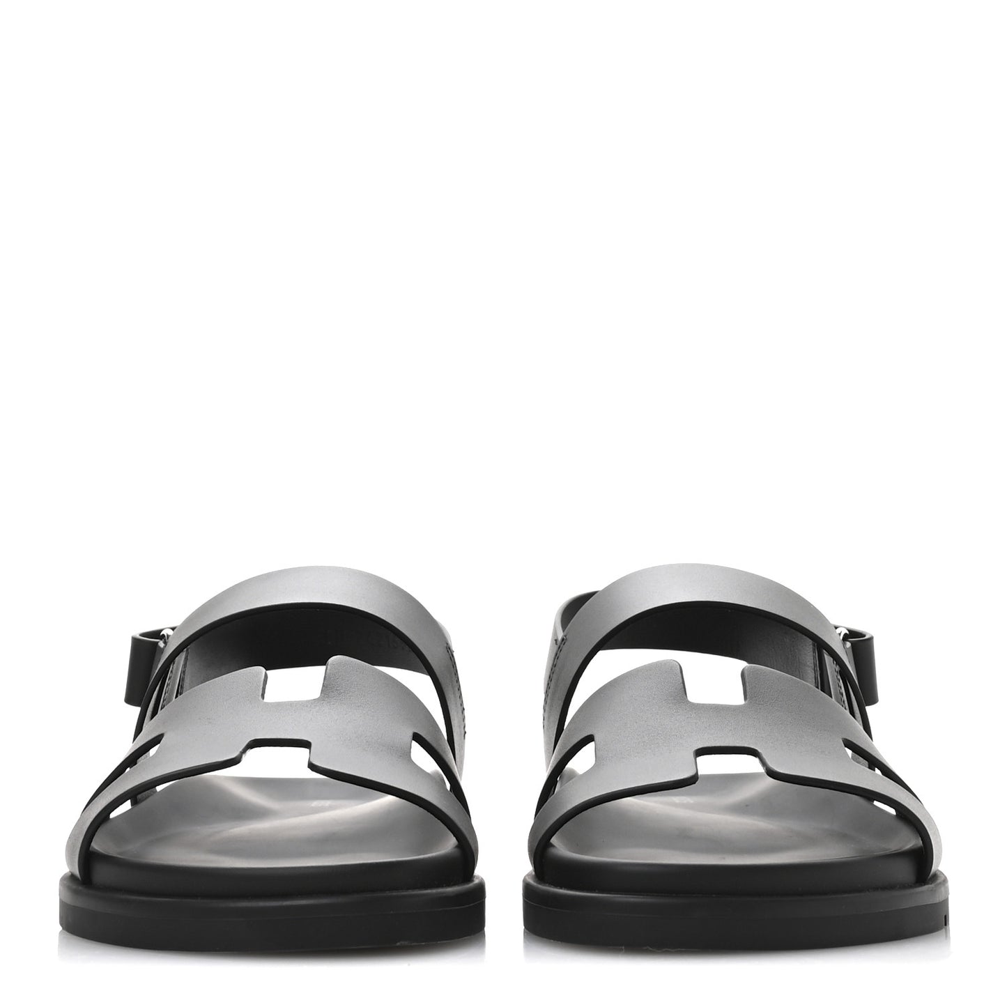 Calfskin Womens Genius Sandals 39.5 Black