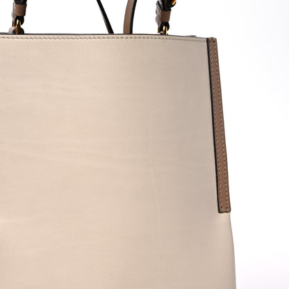 Burberry Calfskin Small Peggy Bucket Bag Cream 17 of 19