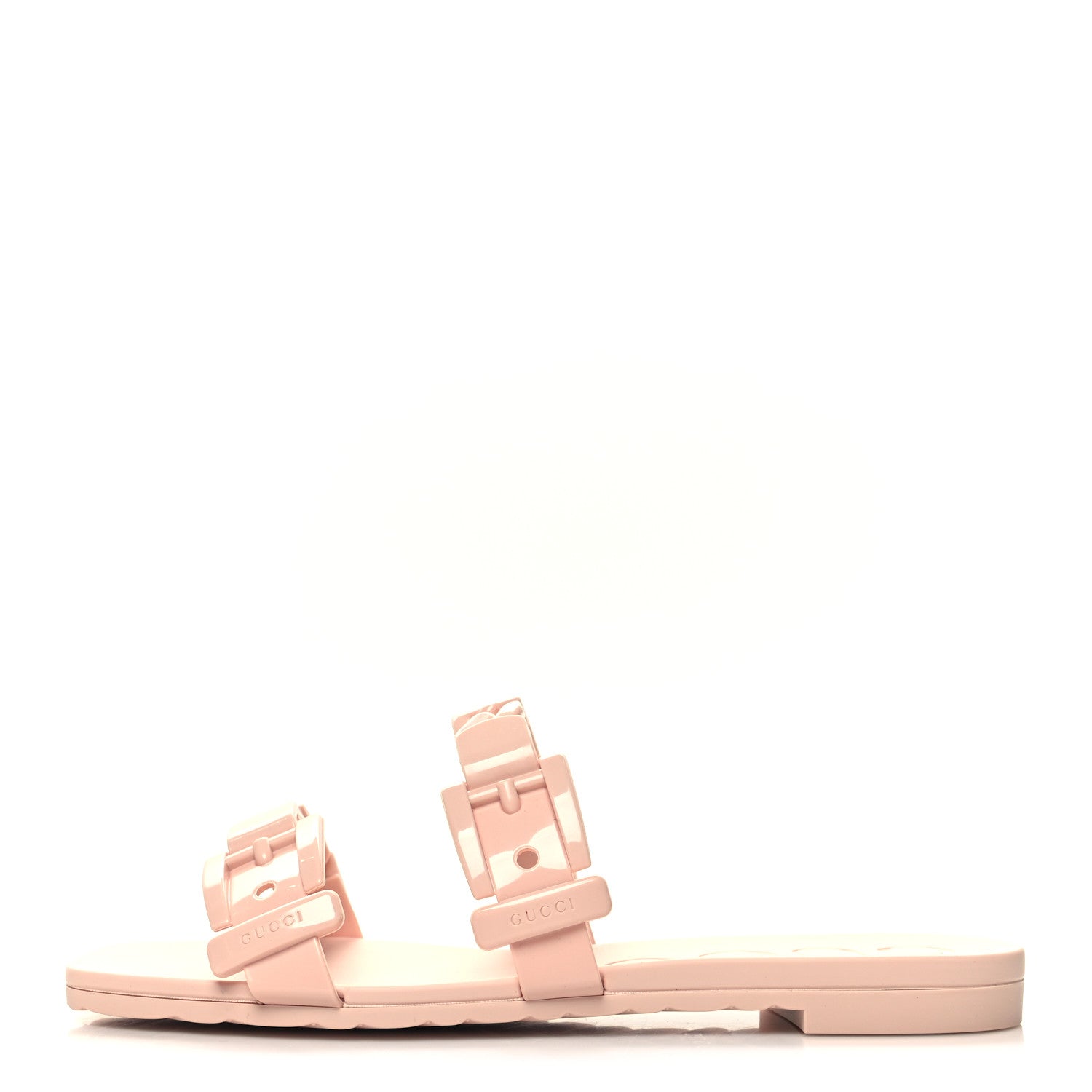Gucci Rubber Womens Slide Sandals 35 Perfect Pink 1 of 9