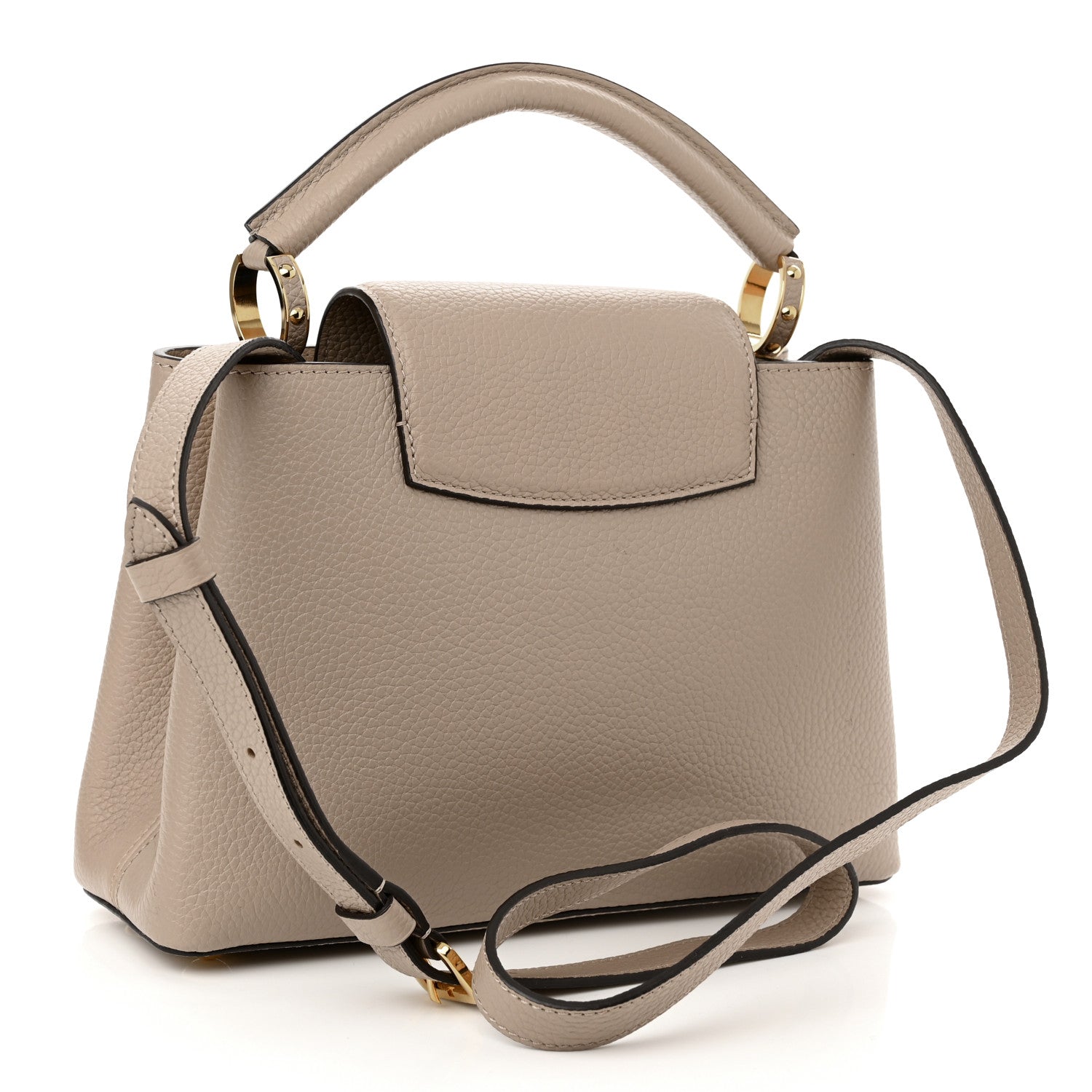 Louis Vuitton Taurillon Capucines BB Galet 3 of 10