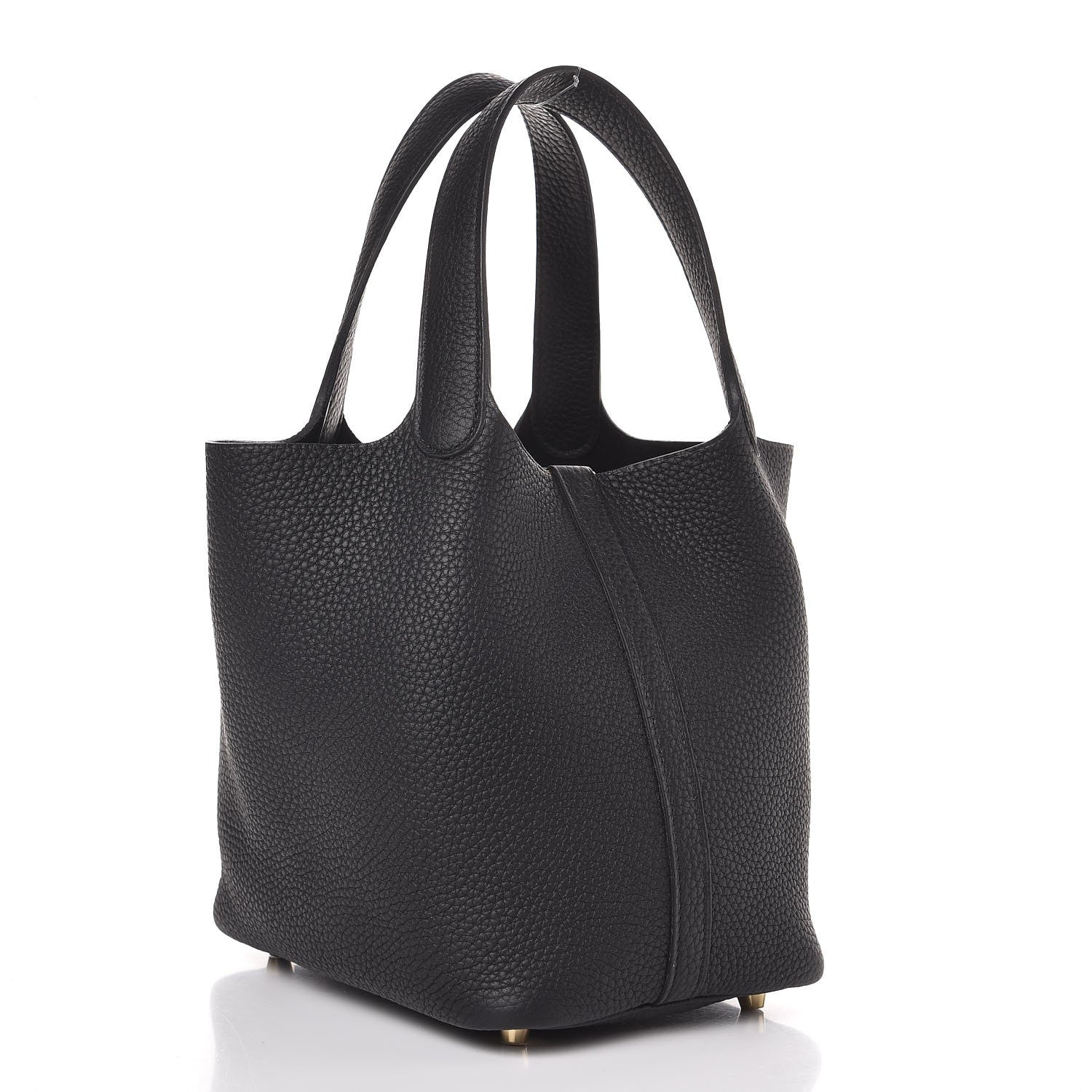 Hermes Taurillon Clemence Picotin Lock 18 PM Black 3 of 8