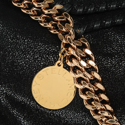 Stella McCartney Shaggy Deer Falabella Fold Over Tote Black 7 of 7