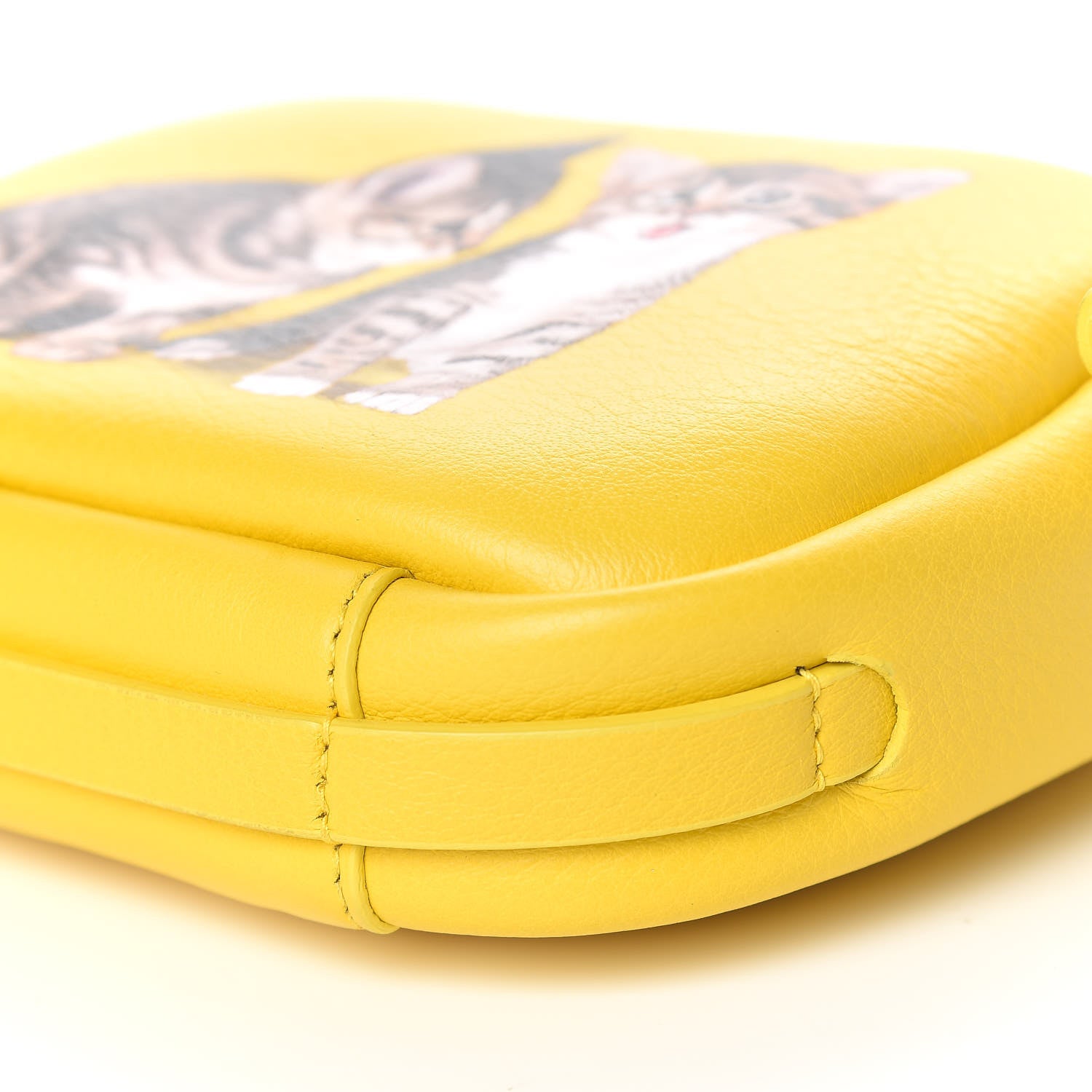 Balenciaga Calfskin XS Everyday Kittens Camera Bag Jaune 7 of 10