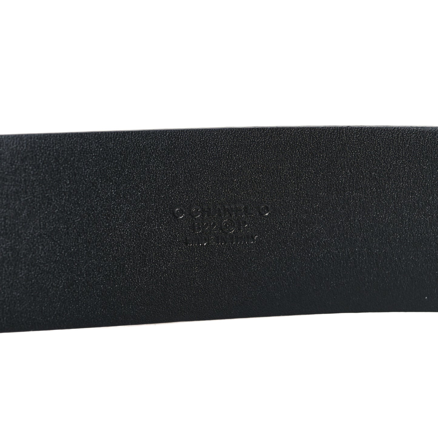 Calfskin CC Heart Coco In Love Belt 75 30 Black