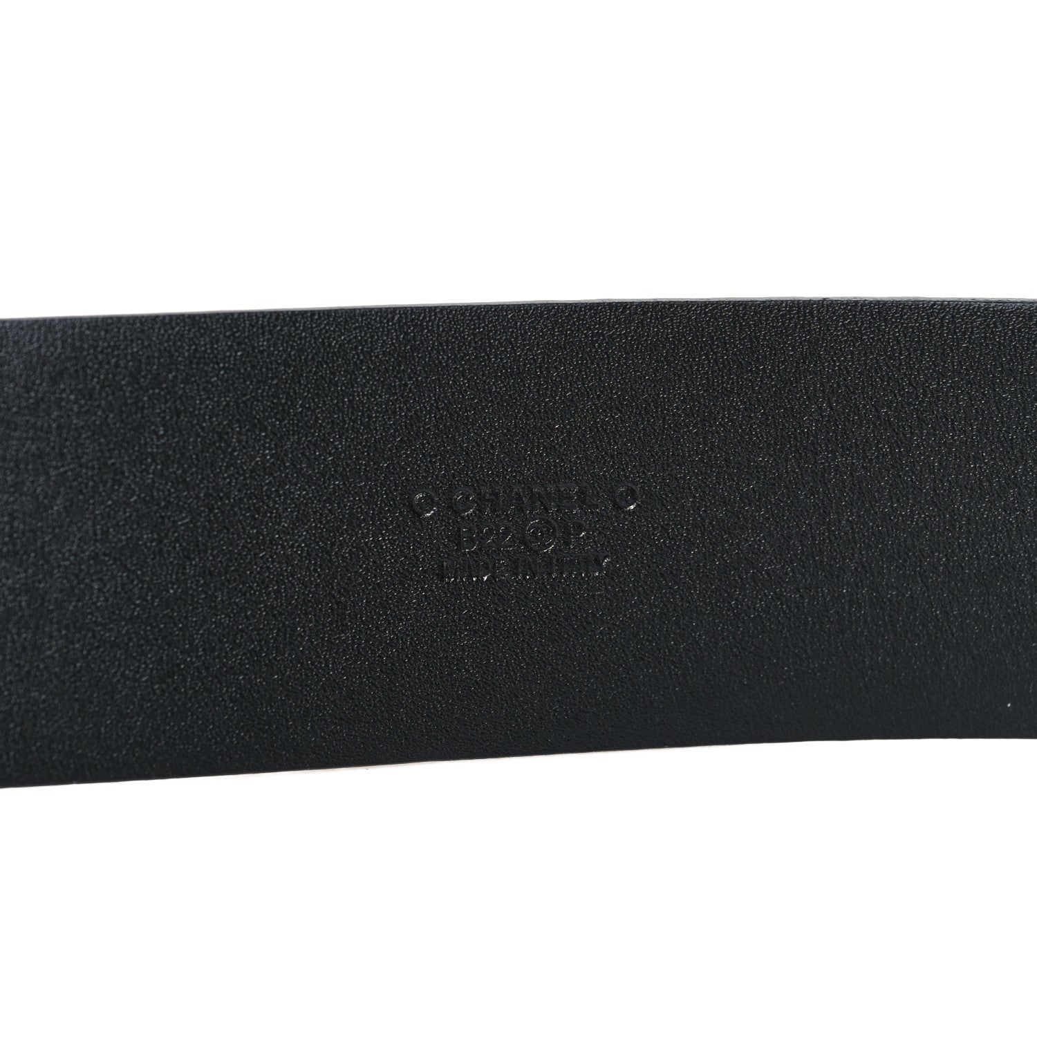 Chanel Calfskin CC Heart Coco In Love Belt 75 30 Black 5 of 7