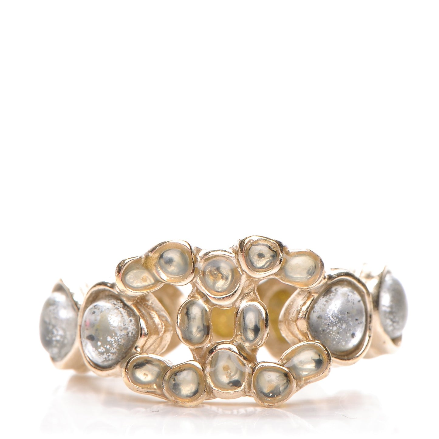Crystal CC Ring 6 Gold
