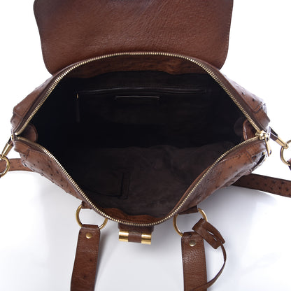 Saint Laurent Ostrich Muse Messenger Bag 5 of 14