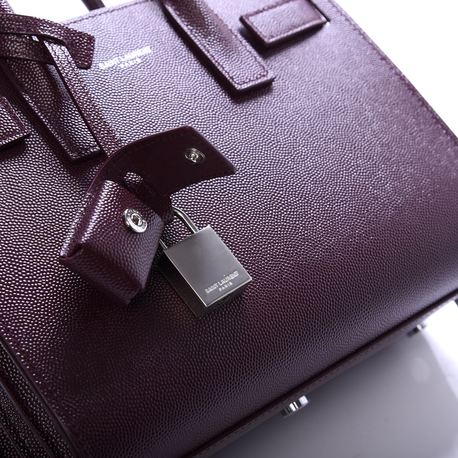 Saint Laurent Grain De Poudre Nano Sac De Jour Amaranto 11 of 11