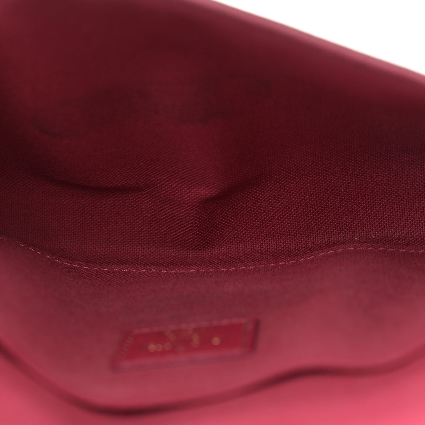 Monogram Pochette Felicie Chain Wallet Fuchsia