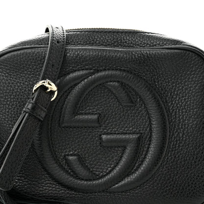 Gucci Pebbled Calfskin Small Soho Disco Bag Black 8 of 10
