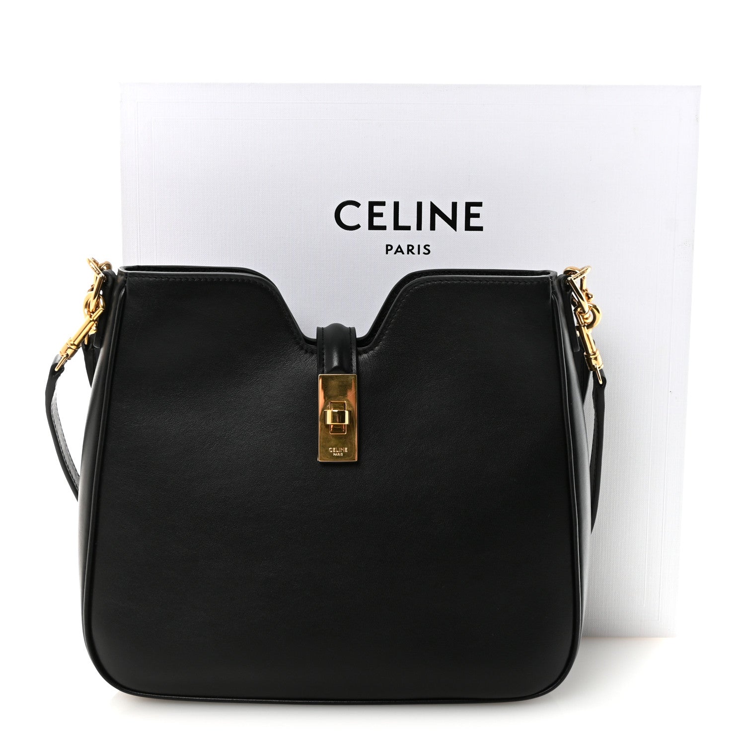 Celine Smooth Calfskin Small Camille 16 Soft Bag Black 1872424