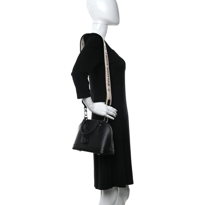Louis Vuitton Epi Jacquard Alma BB Black 2 of 7