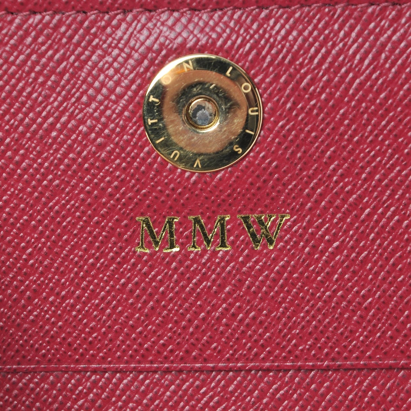 Monogram Adele Compact Wallet Fuchsia