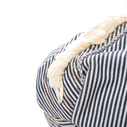 Fendi Denim Fur Striped Spy Blue 11 of 13