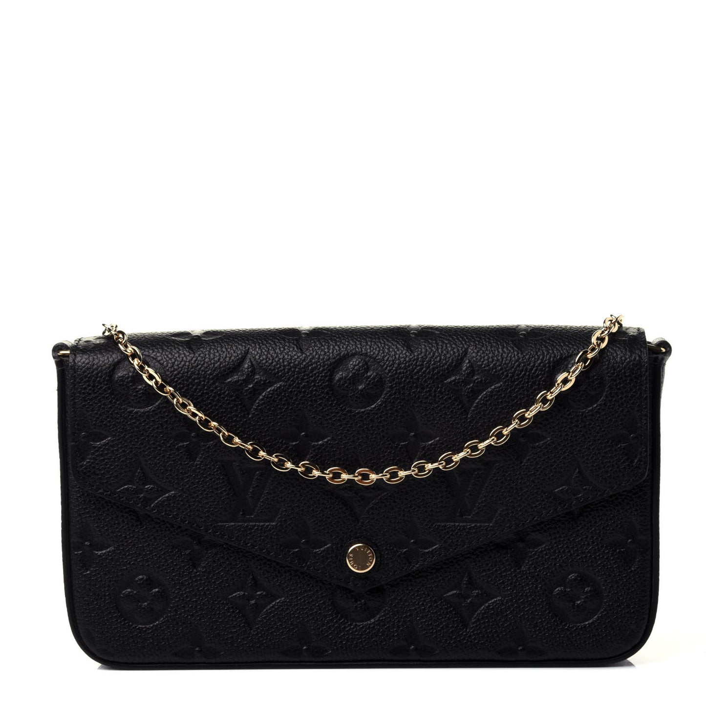 Empreinte Pochette Felicie Chain Wallet Black