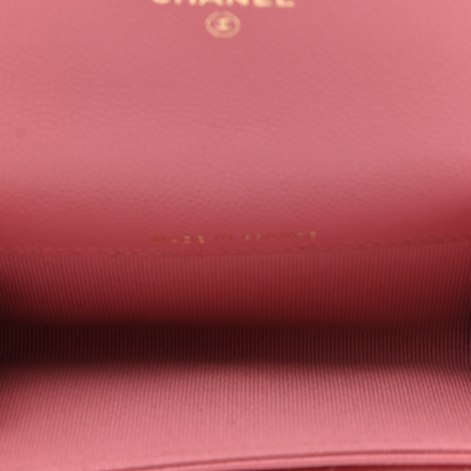 Chanel Caviar Quilted Flap Card Holder Wallet Pink 4 of 8