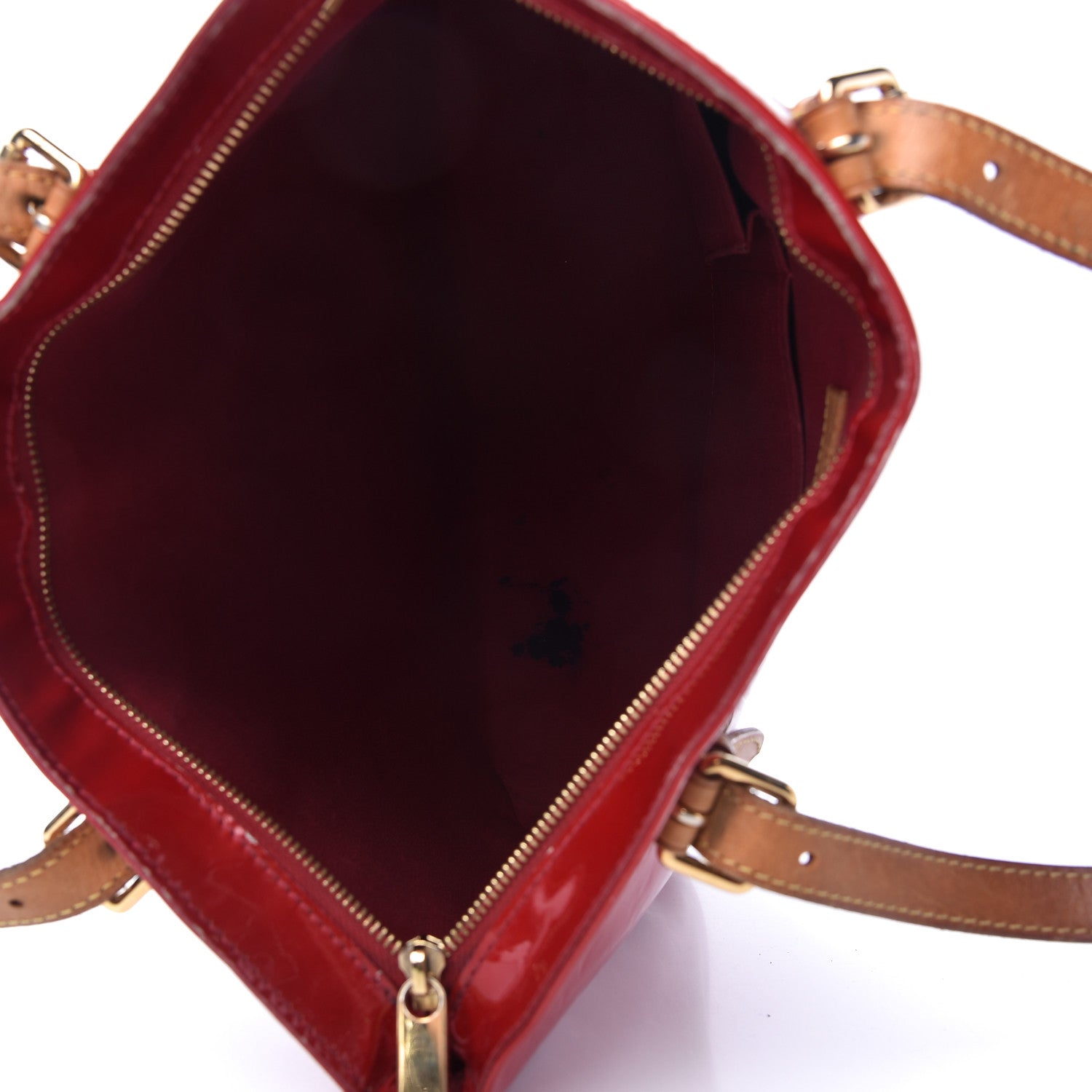 Louis Vuitton Vernis Brentwood Pomme D'Amour 5 of 12