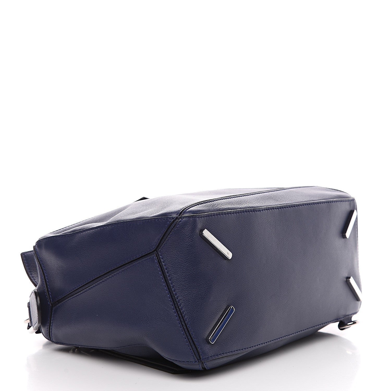 Loewe Calfskin Medium Puzzle Bag Marine 3 of 9