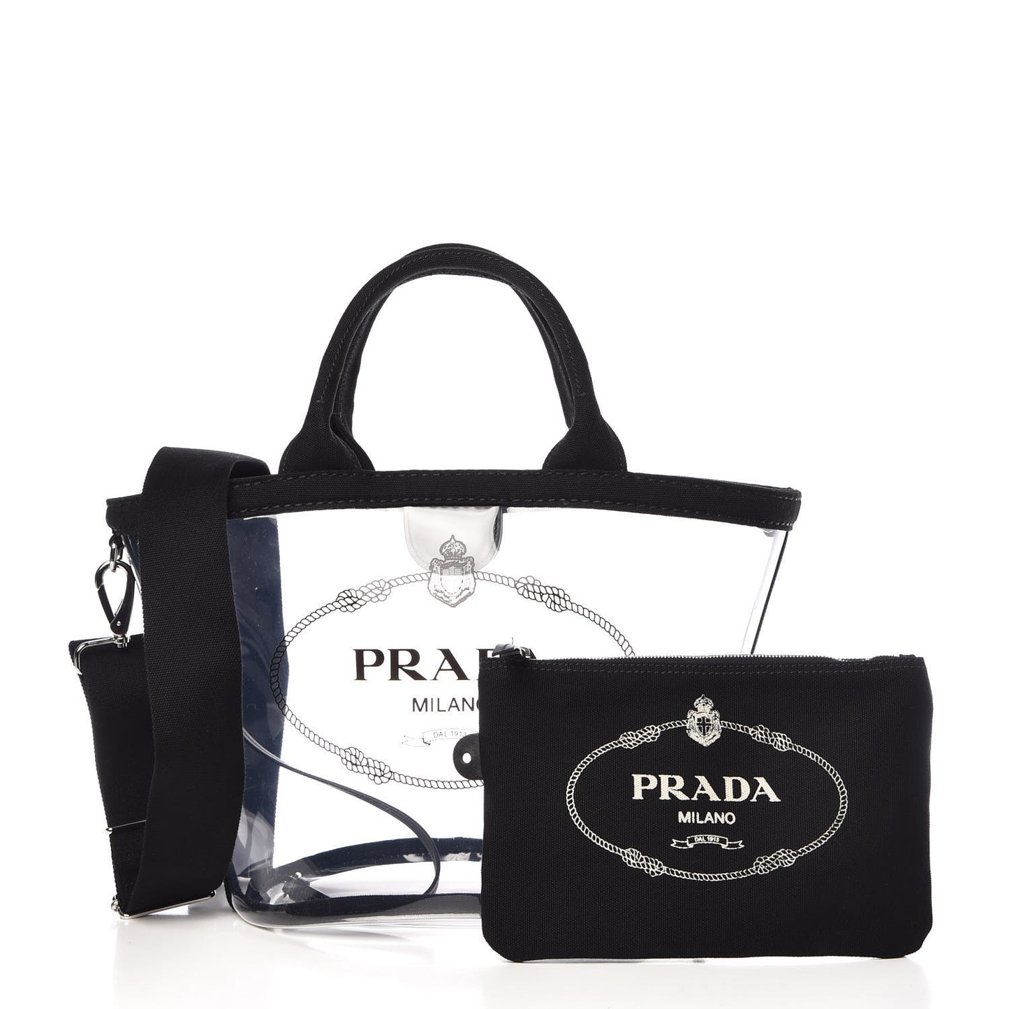 Plexiglass Canapa Small Shopper Tote Black