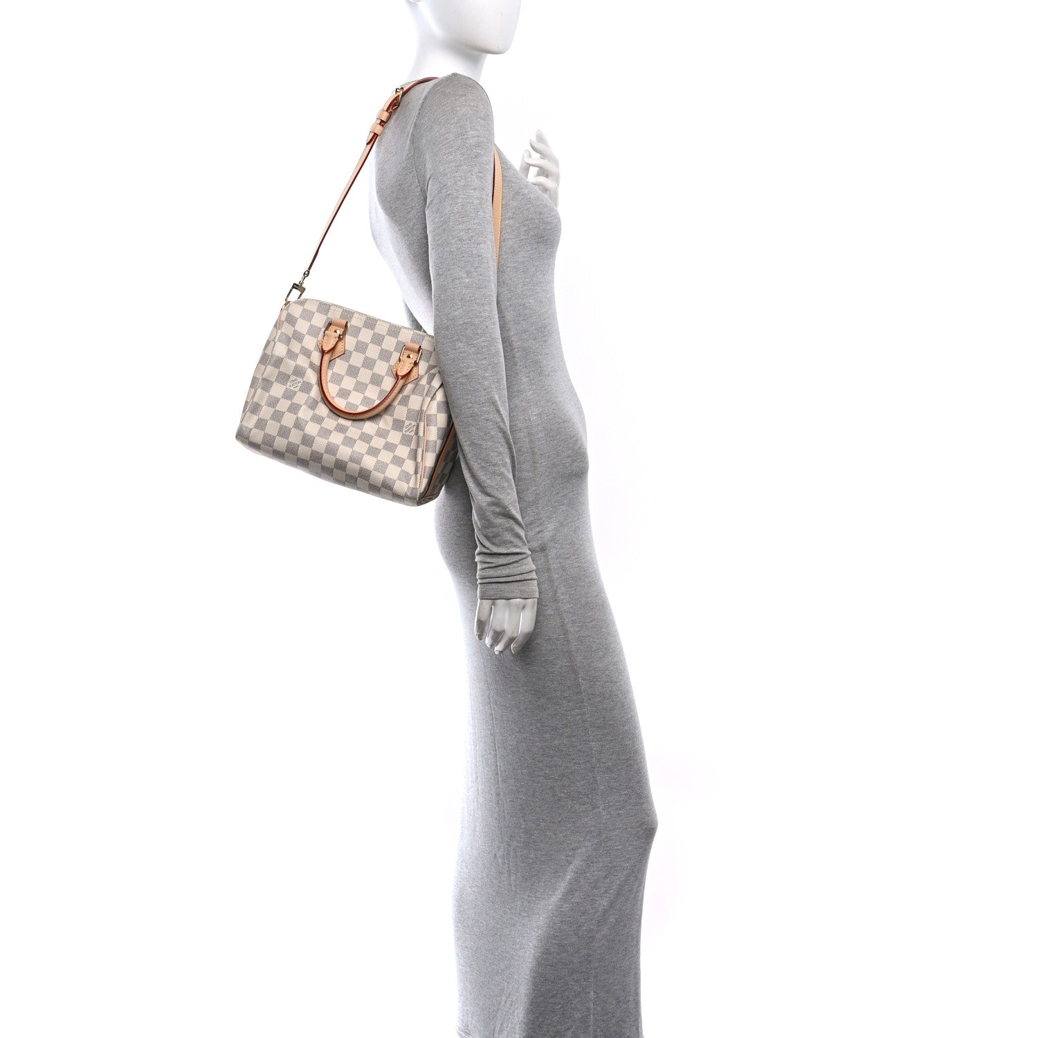 Louis Vuitton Damier Azur Speedy Bandouliere 25 2 of 10