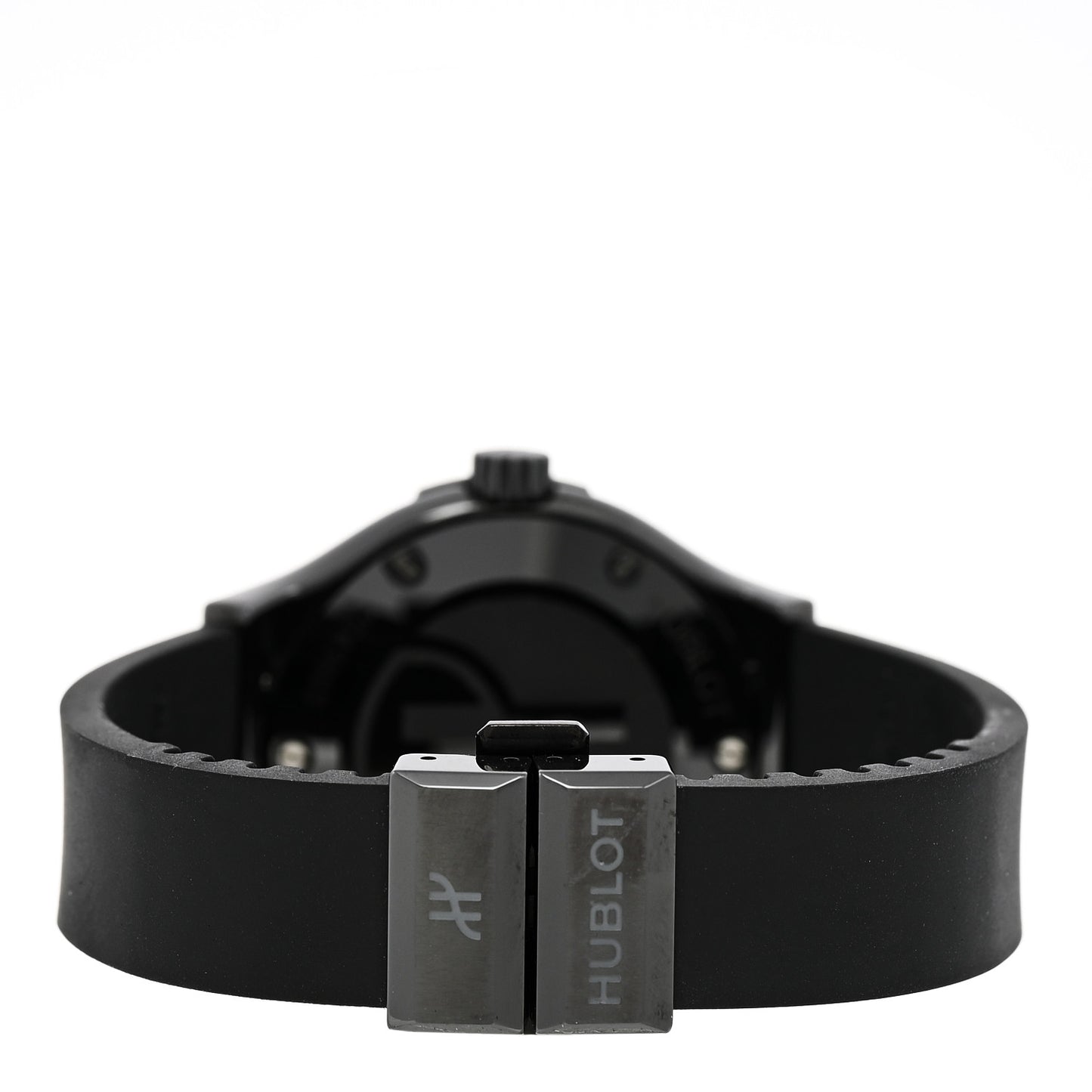 Ceramic Rubber 33mm Classic Fusion Black Magic Quartz Watch Black 581.CX.1270.RX.MDM