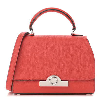 Moynat Carat Calfskin Rejane BB Coral 1 of 10
