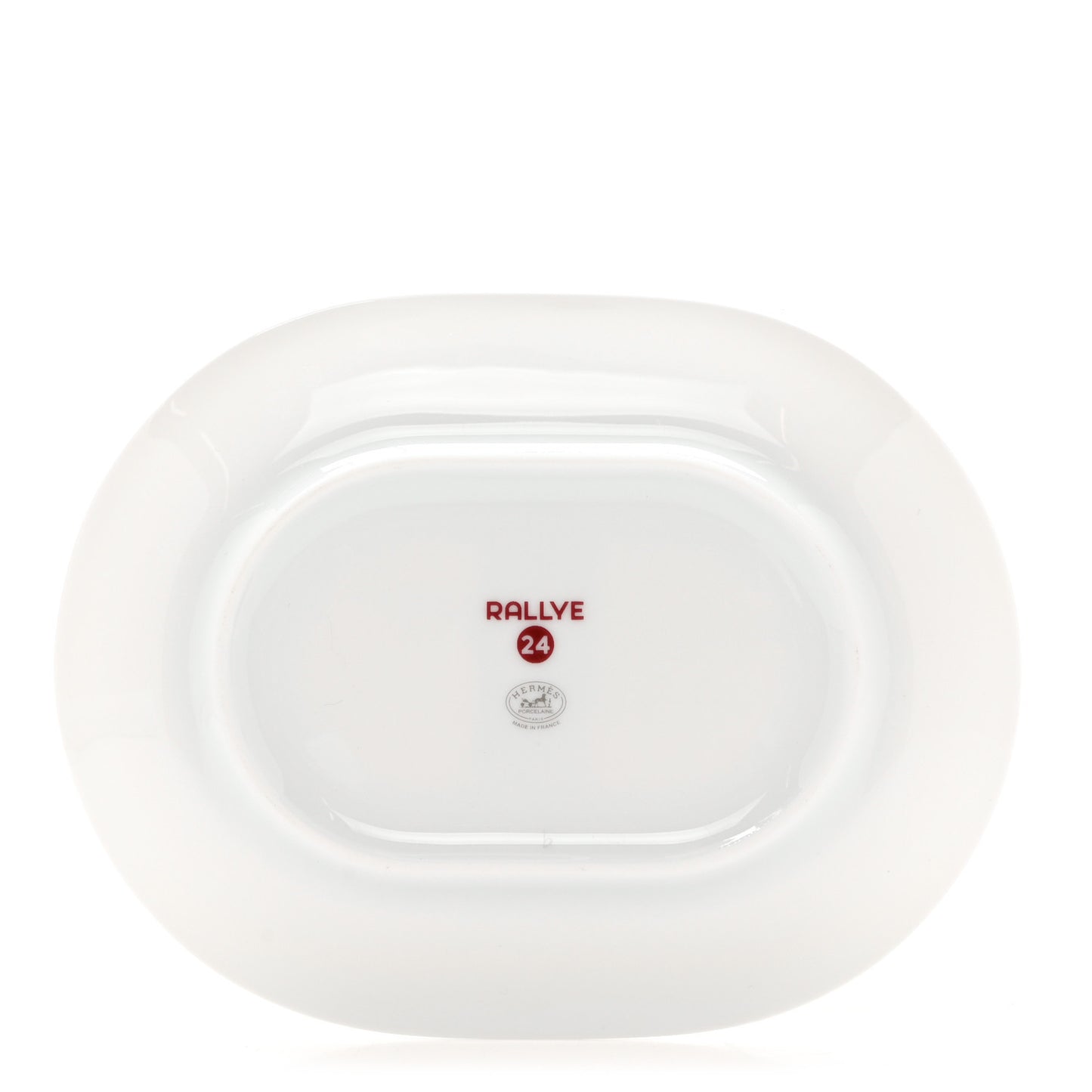 Porcelain Rallye 24 Mini Oval Plate