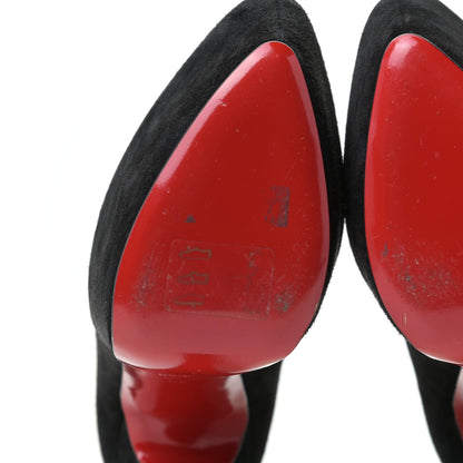 Christian Louboutin Suede Daffodile 160 Pumps 36 Black 7 of 15