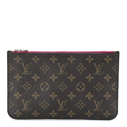 Louis Vuitton Monogram Neverfull MM GM Pochette Pivoine 1 of 11